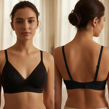 Ivory Lace Padded Bra - Timeless Beauty & Perfect Fit